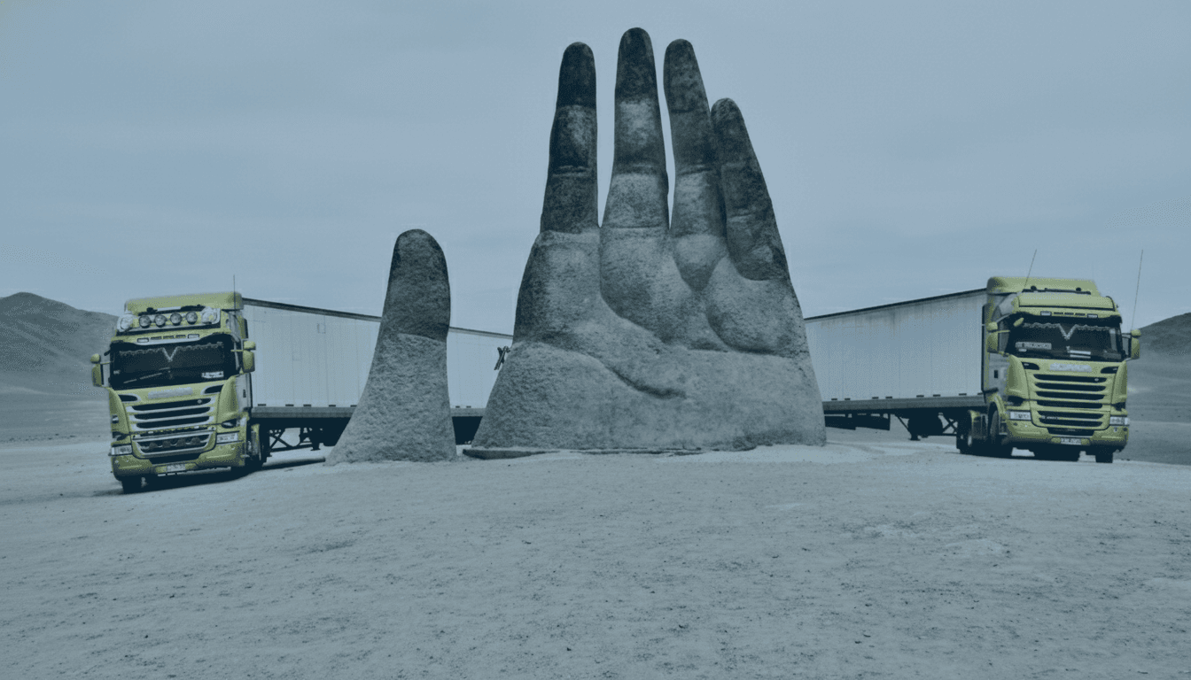 Personal de logística coordinando entregas